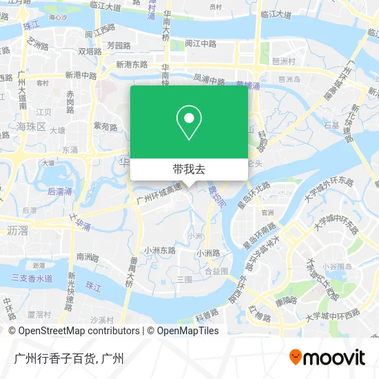 广州行香子百货地图
