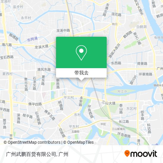 广州武鹏百货有限公司地图
