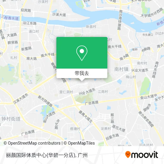 丽颜国际体质中心(华碧一分店)地图