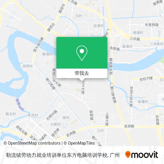 勒流镇劳动力就业培训单位东方电脑培训学校地图