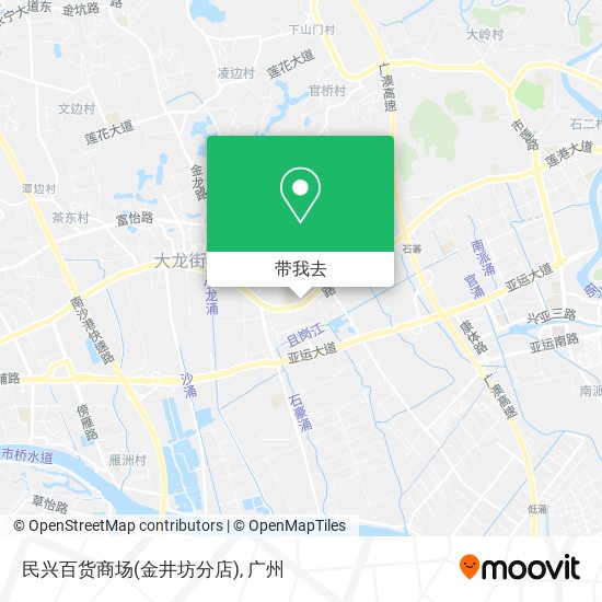 民兴百货商场(金井坊分店)地图