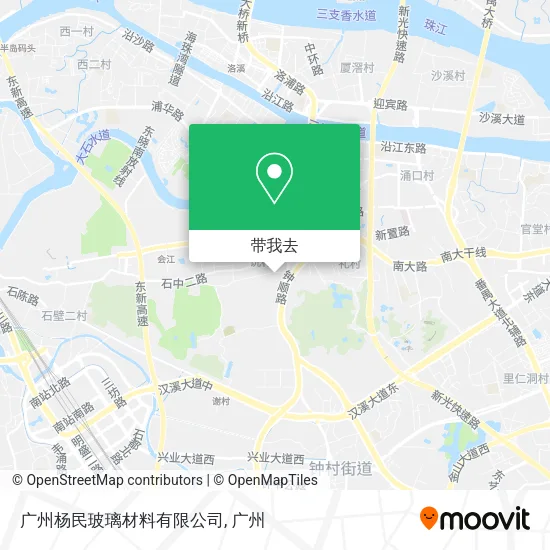 广州杨民玻璃材料有限公司地图