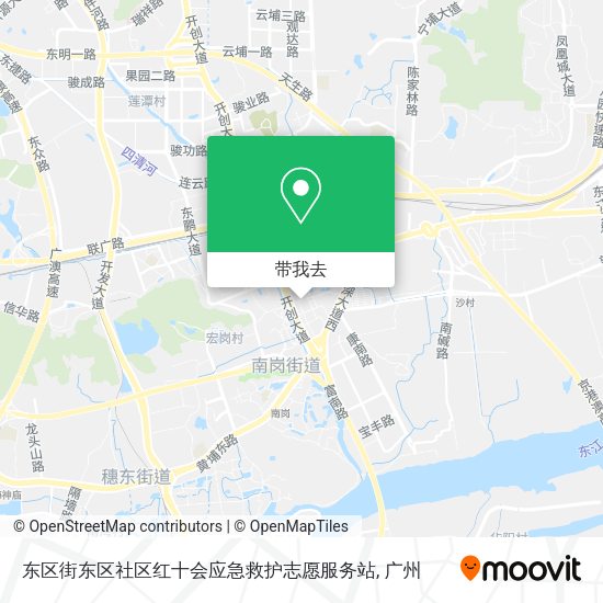 东区街东区社区红十会应急救护志愿服务站地图