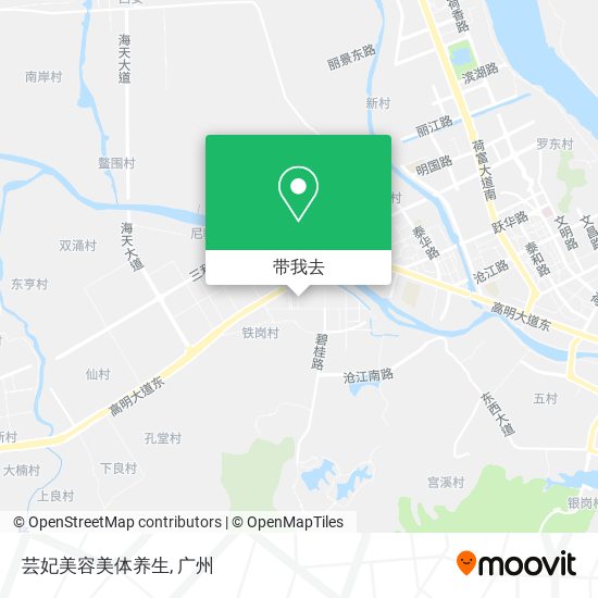 芸妃美容美体养生地图