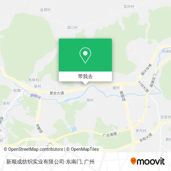 新顺成纺织实业有限公司-东南门地图