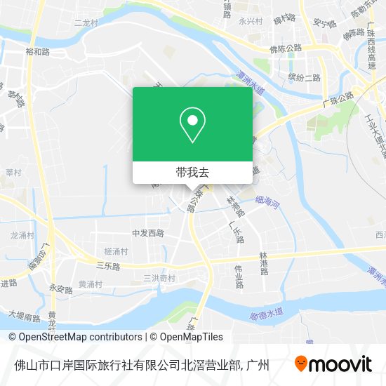 佛山市口岸国际旅行社有限公司北滘营业部地图
