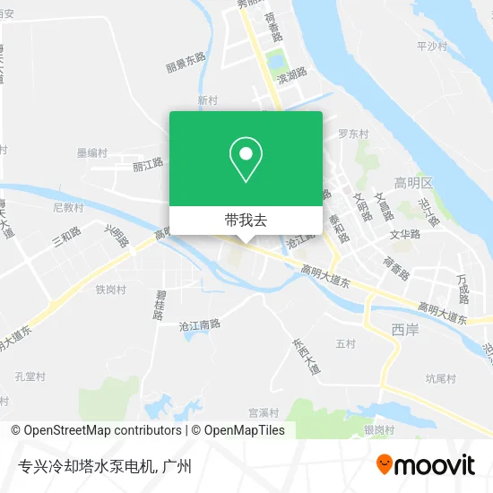 专兴冷却塔水泵电机地图