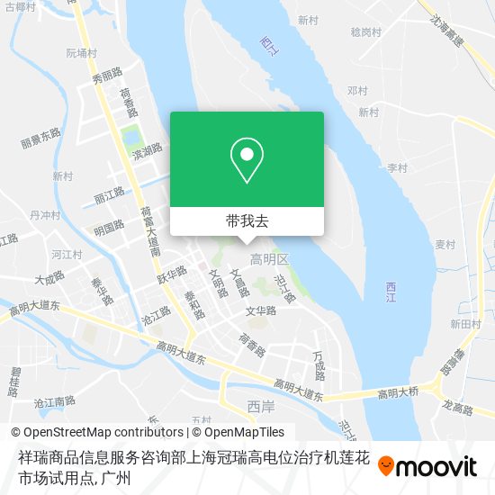 祥瑞商品信息服务咨询部上海冠瑞高电位治疗机莲花市场试用点地图