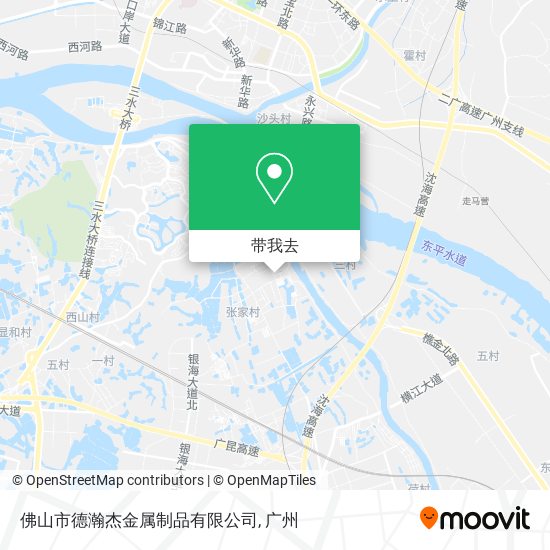 佛山市德瀚杰金属制品有限公司地图