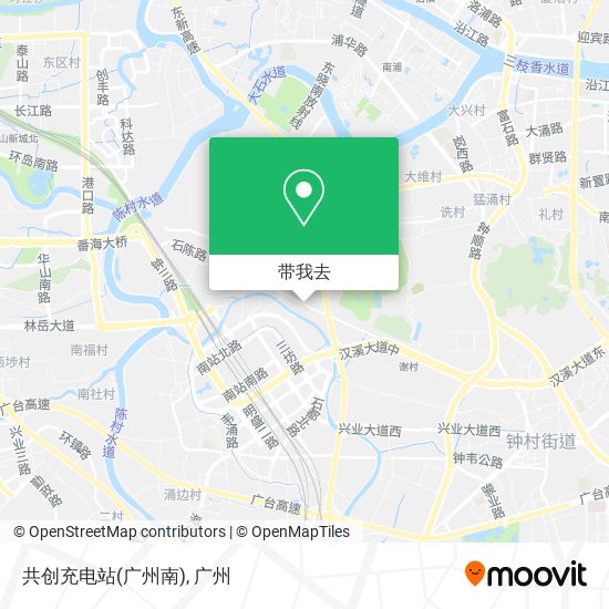 共创充电站(广州南)地图