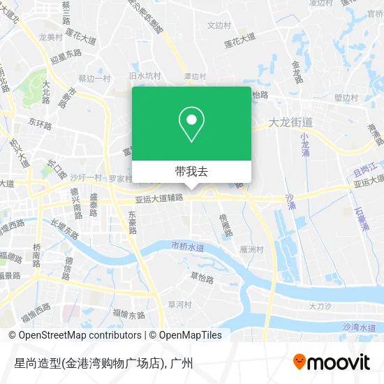 星尚造型(金港湾购物广场店)地图