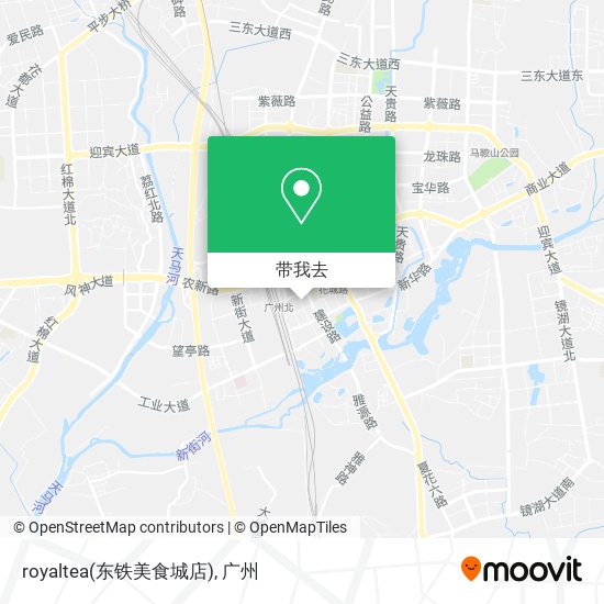 royaltea(东铁美食城店)地图
