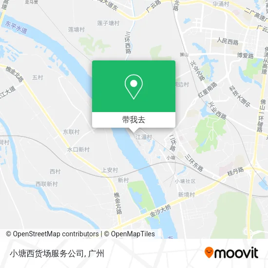 小塘西货场服务公司地图