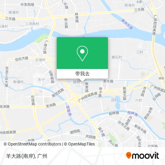 羊大路(南岸)地图