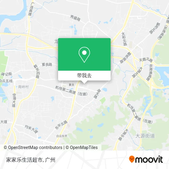 家家乐生活超市地图