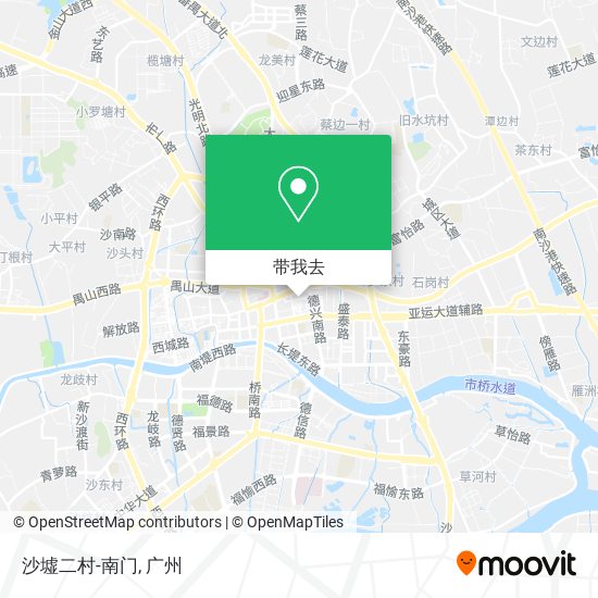 沙墟二村-南门地图