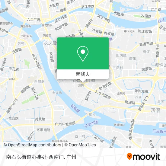 南石头街道办事处-西南门地图