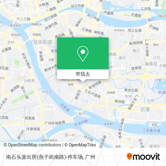 南石头派出所(燕子岗南路)-停车场地图