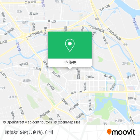 顺德智道馆(云良路)地图