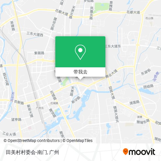 田美村村委会-南门地图