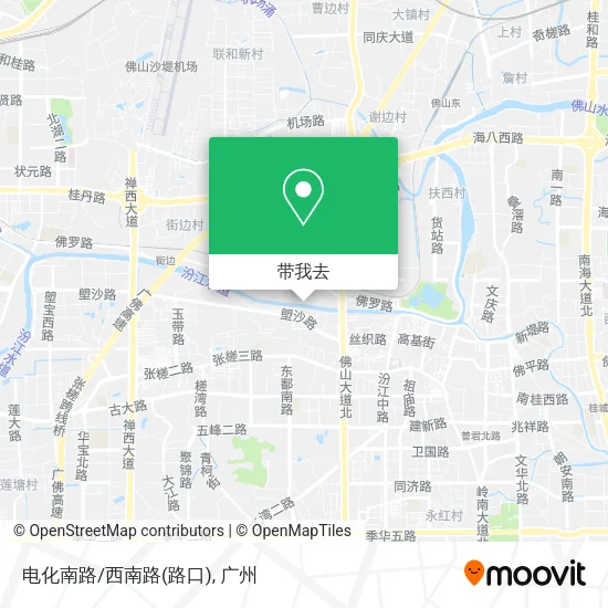 电化南路/西南路(路口)地图