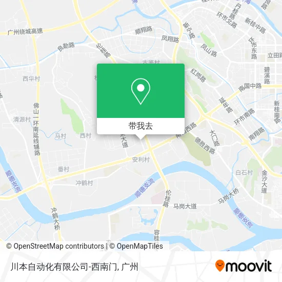 川本自动化有限公司-西南门地图