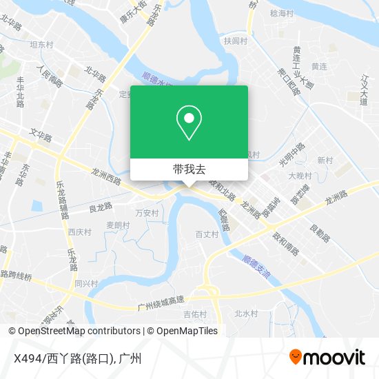 X494/西丫路(路口)地图
