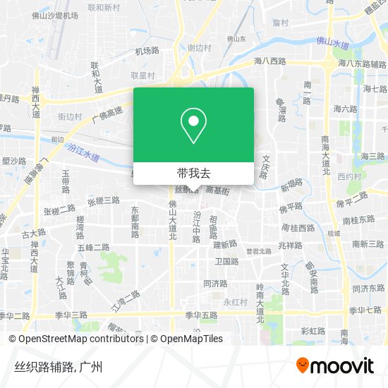 丝织路辅路地图