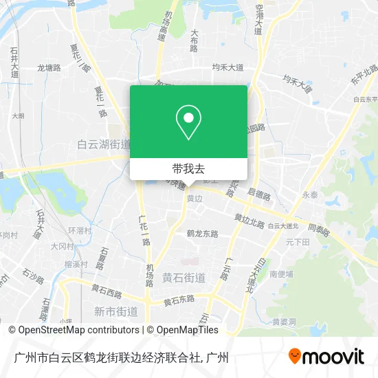 广州市白云区鹤龙街联边经济联合社地图