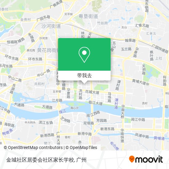 金城社区居委会社区家长学校地图