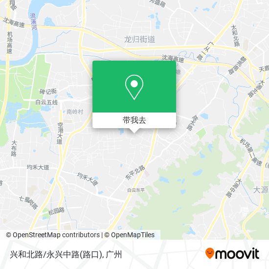 兴和北路/永兴中路(路口)地图