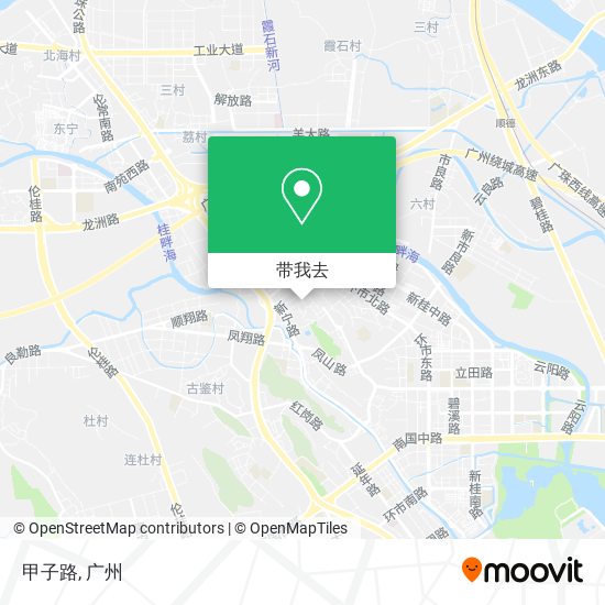 甲子路地图