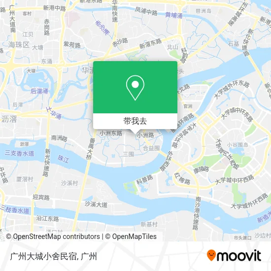 广州大城小舍民宿地图