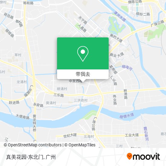 真美花园-东北门地图