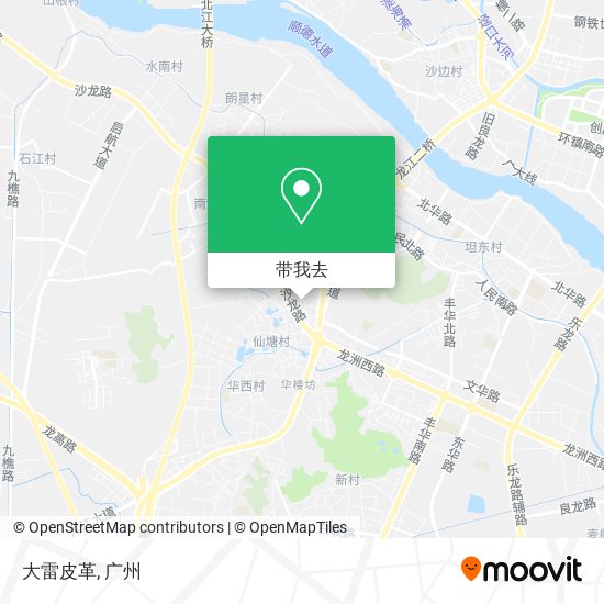 大雷皮革地图