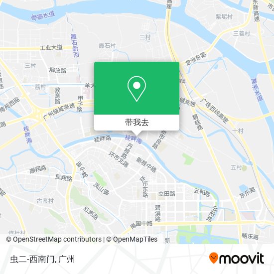 虫二-西南门地图