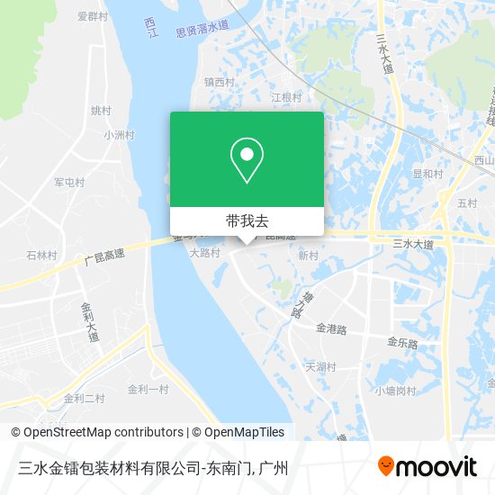 三水金镭包装材料有限公司-东南门地图