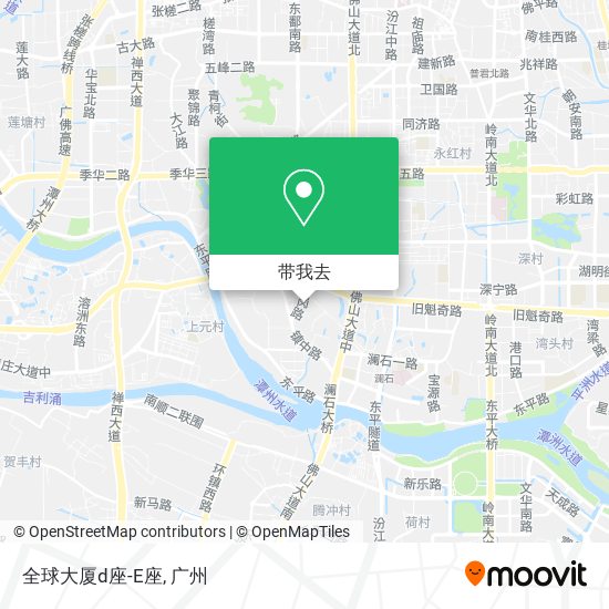 全球大厦d座-E座地图