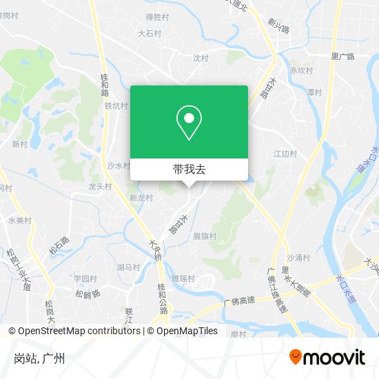 岗站地图