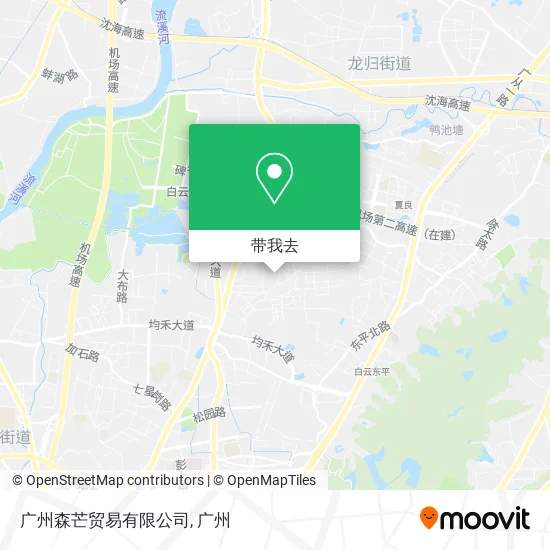 广州森芒贸易有限公司地图