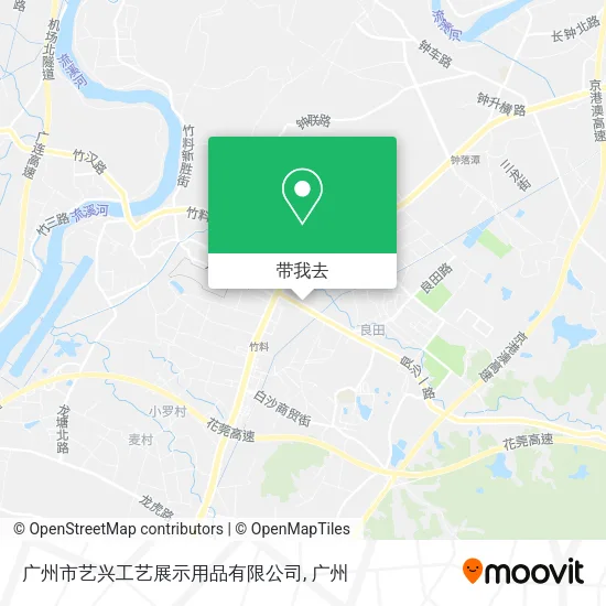 广州市艺兴工艺展示用品有限公司地图