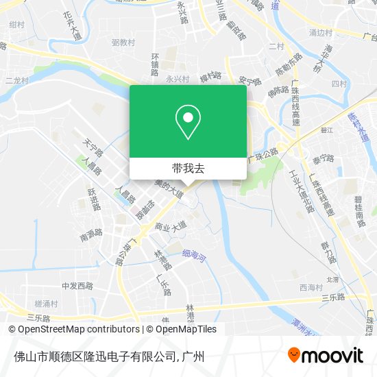 佛山市顺德区隆迅电子有限公司地图