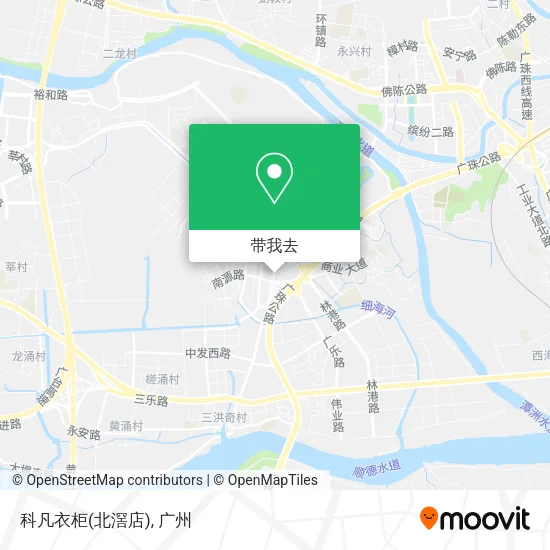 科凡衣柜(北滘店)地图