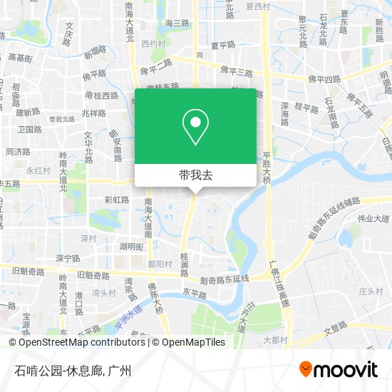 石啃公园-休息廊地图