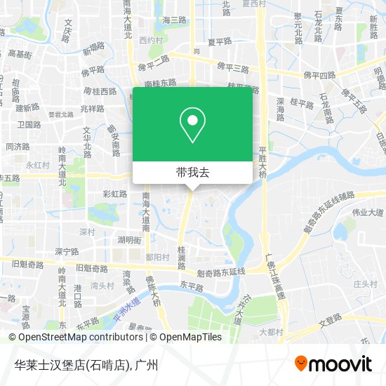 华莱士汉堡店(石啃店)地图