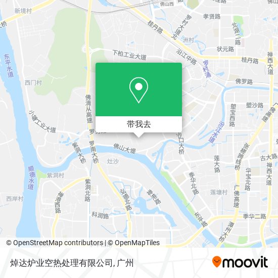 焯达炉业空热处理有限公司地图