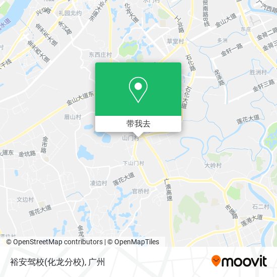 裕安驾校(化龙分校)地图