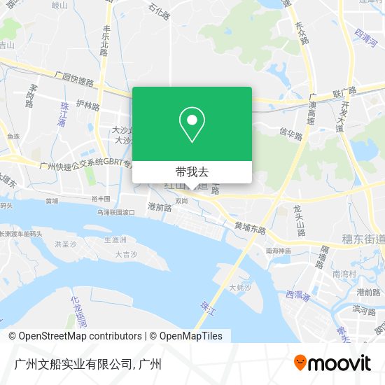 广州文船实业有限公司地图