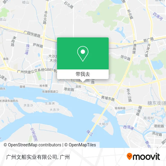 广州文船实业有限公司地图