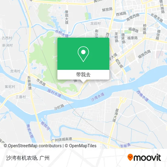 沙湾有机农场地图